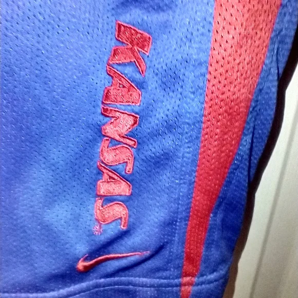 Nike Team Kansas Jayhawks Basketball Shorts Men's sz XL. - Picture 7 of 8